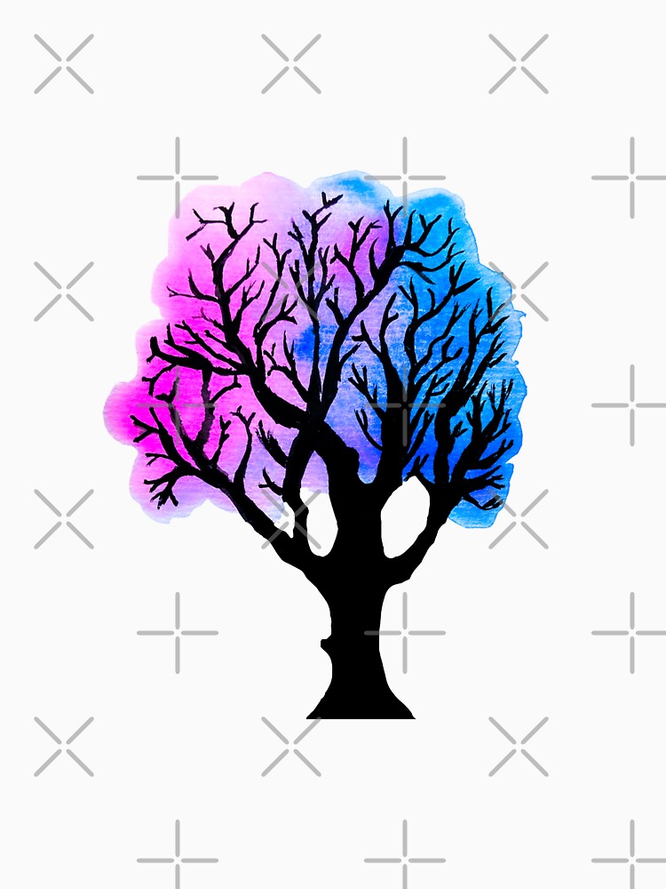 Cotton candy tree by Purpledemon16 Unisex , , , Long Sleeve Tee