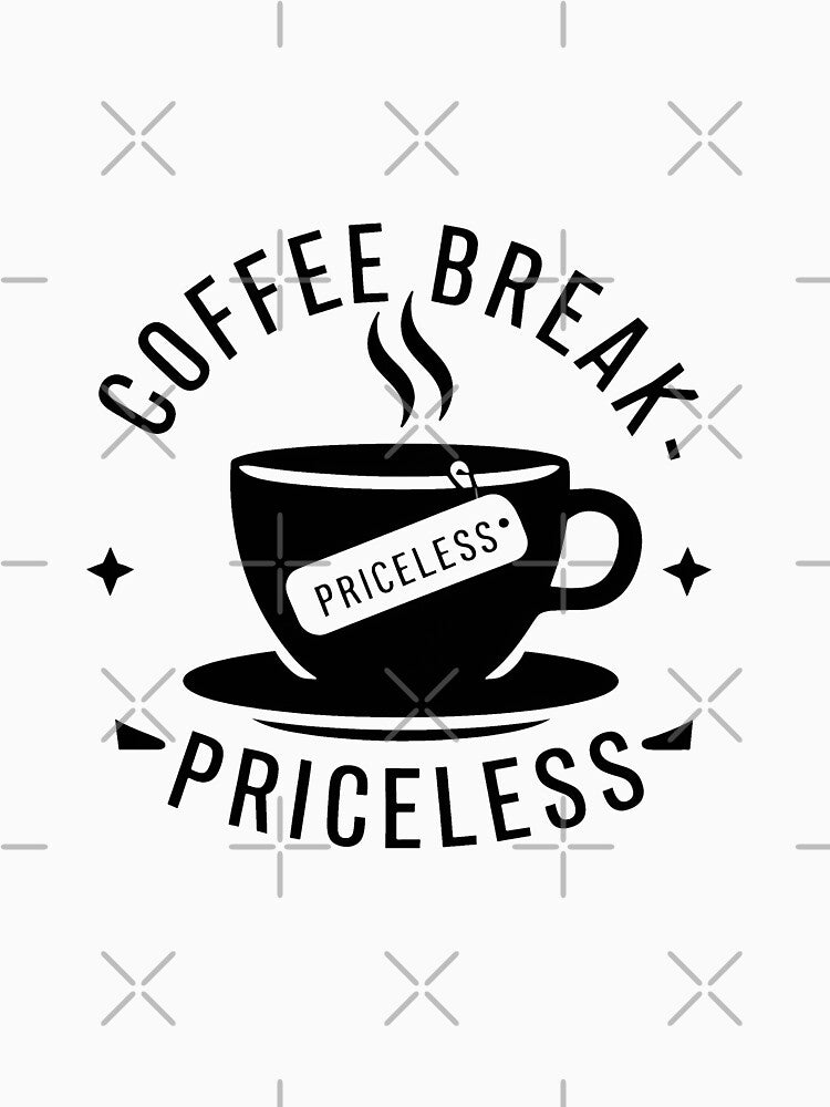 Coffee Break - Priceless by MrERNST Unisex , , , Long Sleeve Tee