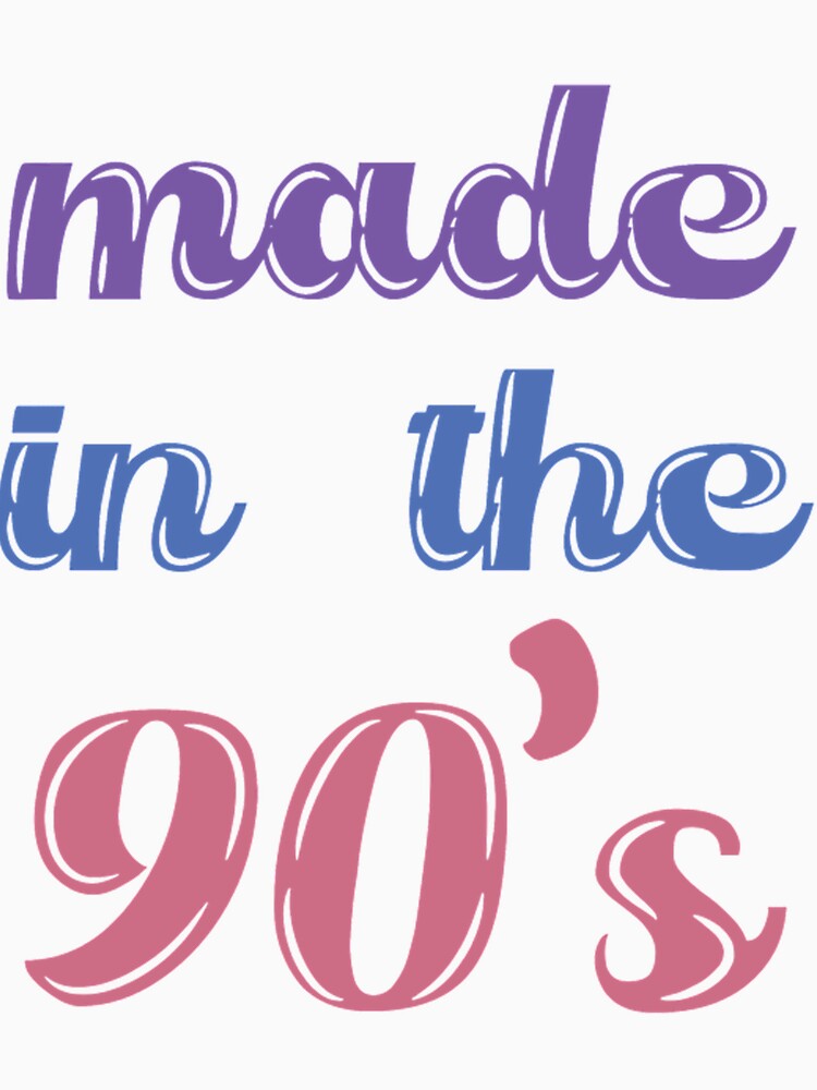 Made In The 90'S by discriminatio Unisex , , , Long Sleeve Tee