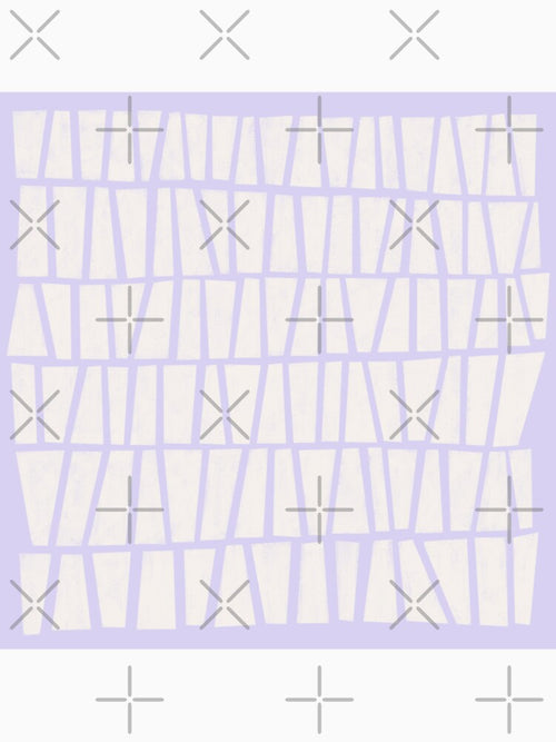 Abstract cell geometric pattern (beige-purple) by Aimio