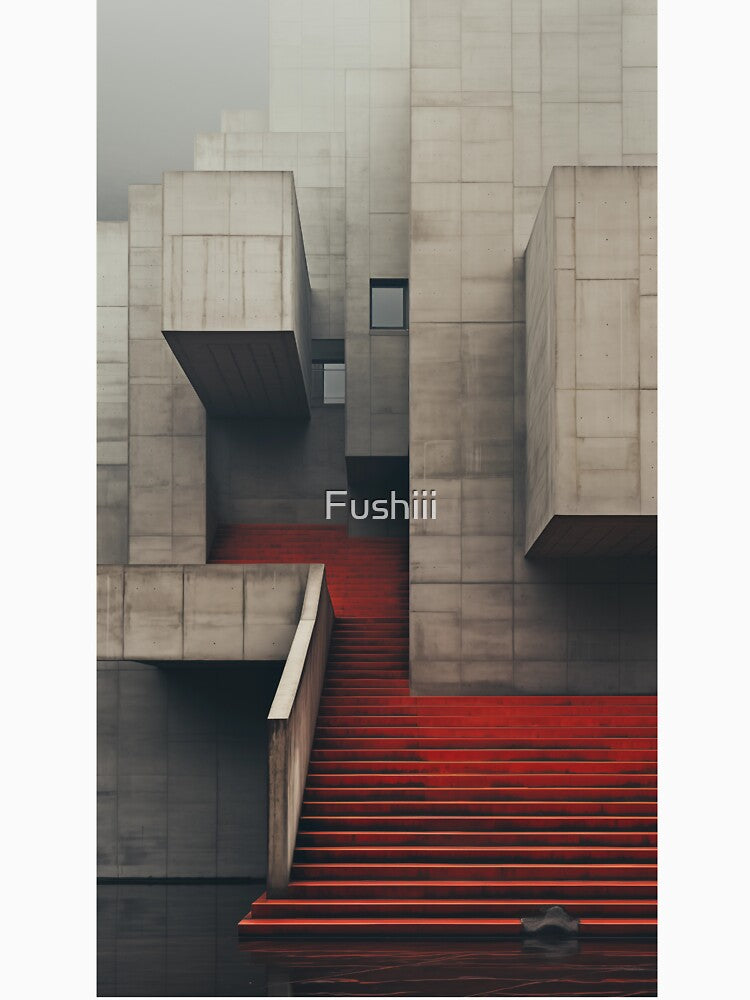 Compound - Brutalism by Fushiii Unisex , , , Long Sleeve Tee