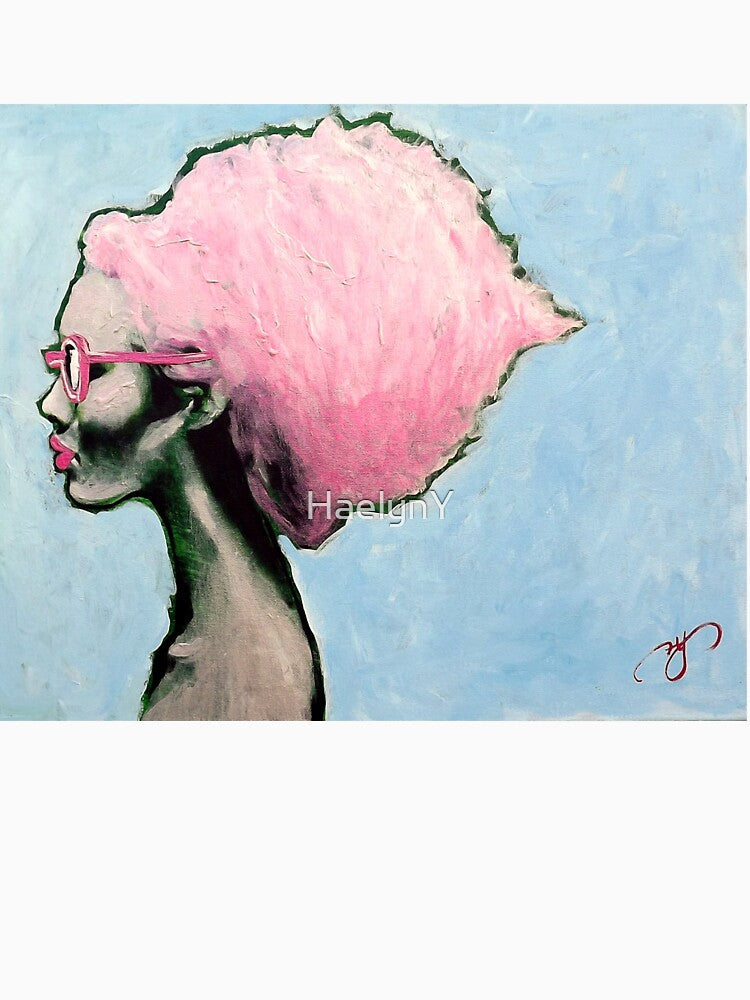 Cotton Candy Hair by Haelyn Y Unisex , , , Long Sleeve Tee
