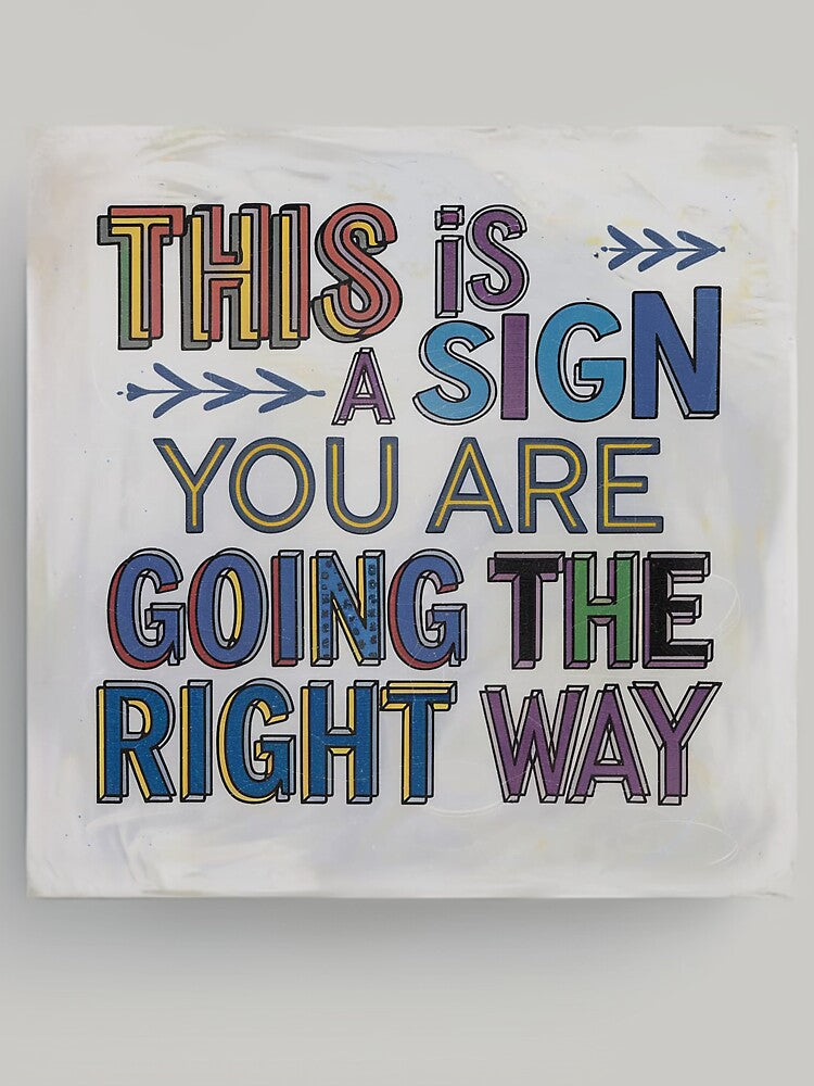 This is a sign by The Digital Compass Unisex , , , Long Sleeve Tee