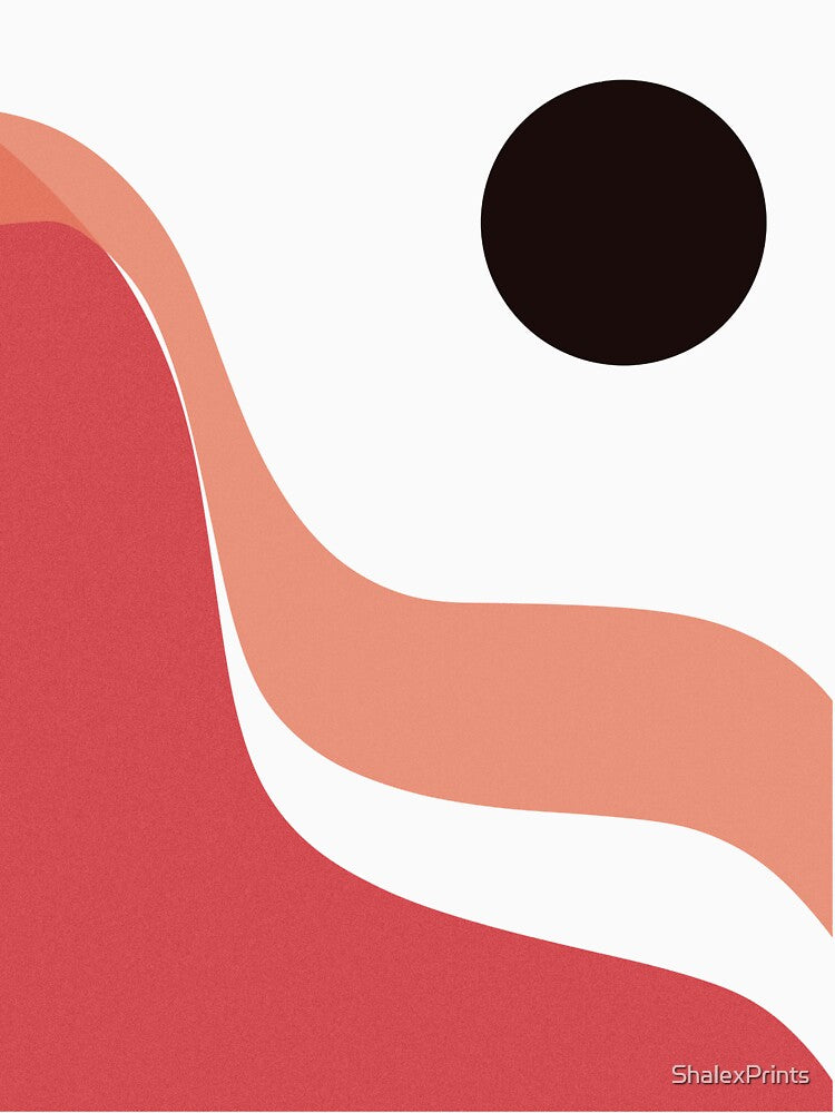 Abstract boho waves by ShalexPrints