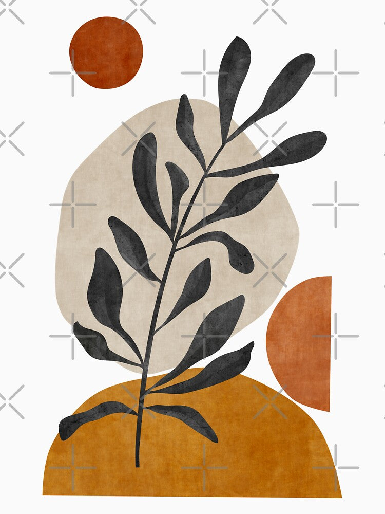 Abstract Shapes 07 Earth Tones by FAROSSTUDIO