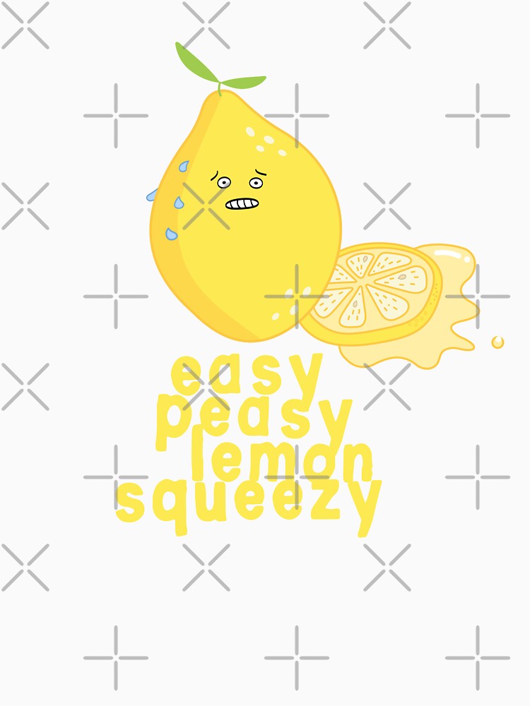Easy peasy lemon squeezy design by high5doodle Unisex , , , Long Sleeve Tee