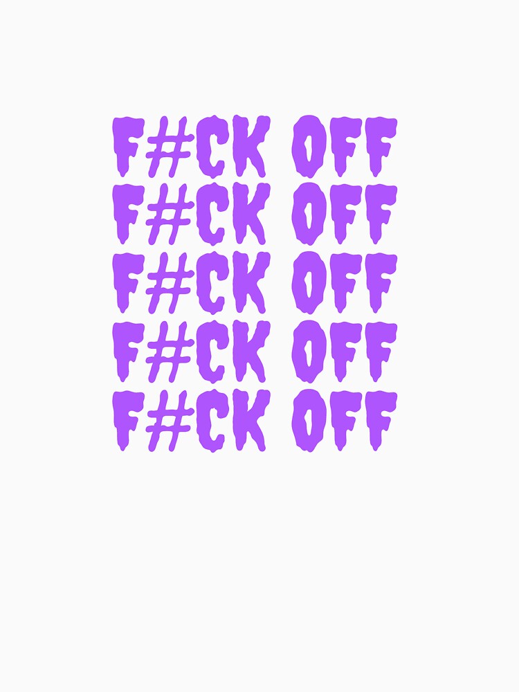 Fuck Off. Pastel Fuck Off Classic by Omegastyle Unisex , , , Long Sleeve Tee