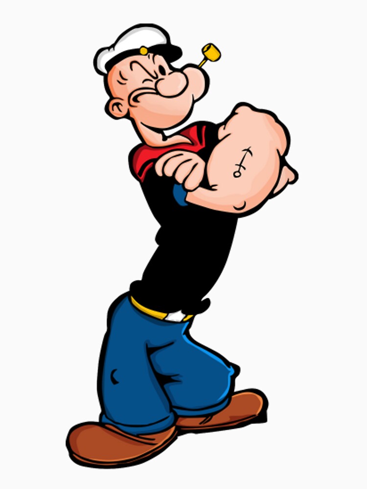 Popeye the Sailor by servidshaynek Unisex , , , Long Sleeve Tee