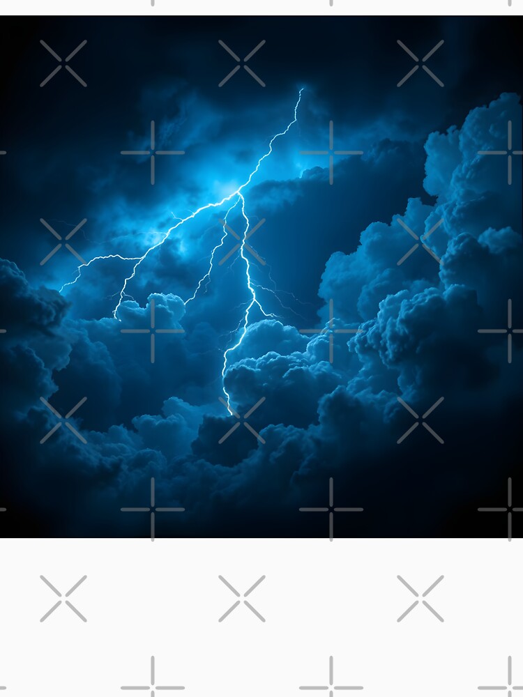 Lightning 1 by HebaRK Studio Unisex , , , Long Sleeve Tee