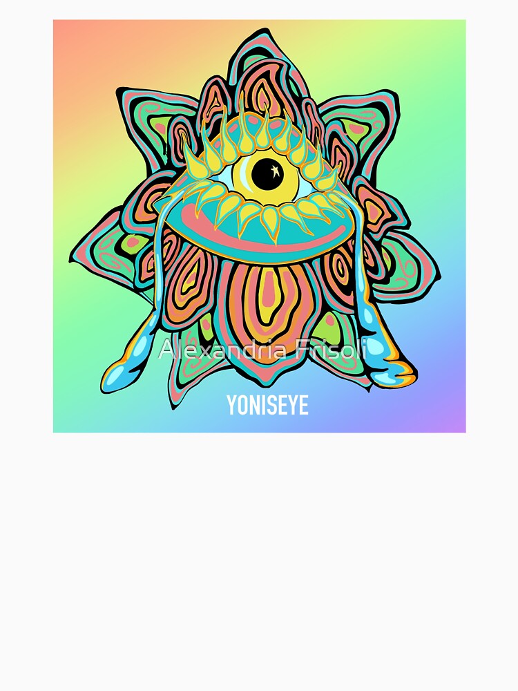 Yoni Rainbow Flower Trip 1/6 (soft gradient background) | Yonis Eye | Frisoli by Alexandria Frisoli