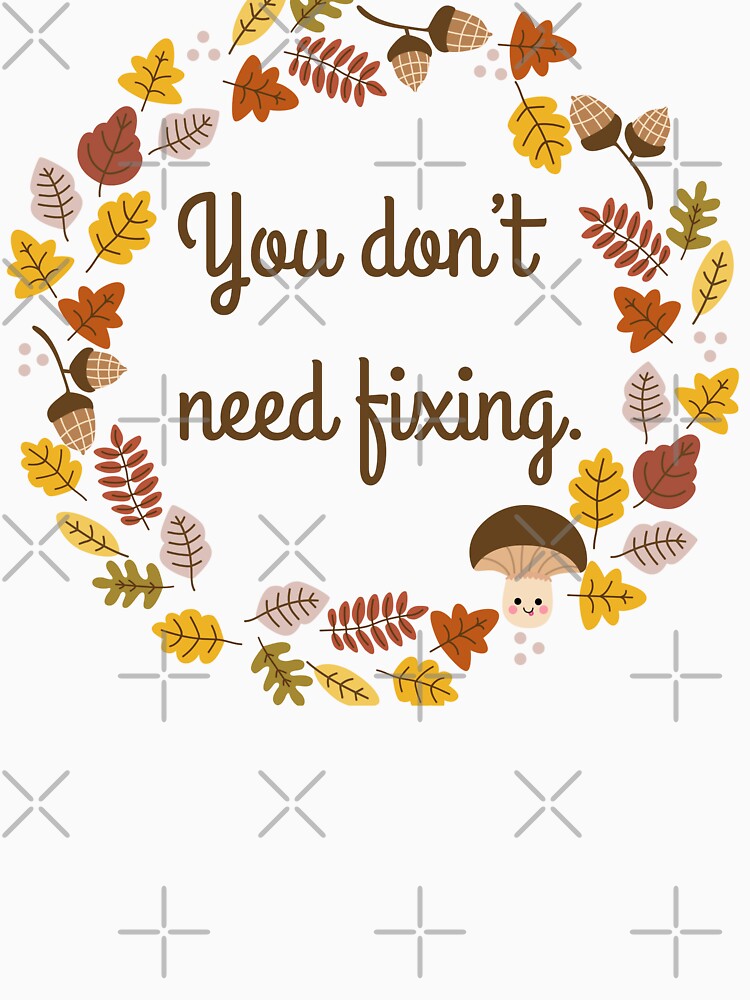 Embrace Self Love with Stoicism: You Don’t Need Fixing by LexaArtworks Unisex , , , Long Sleeve Tee