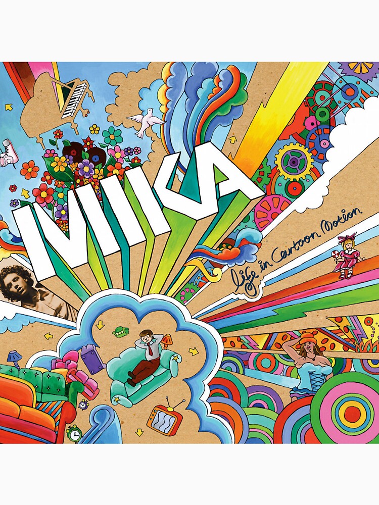 Mika life in cartoon motion by DotWells153 Unisex , , , Long Sleeve Tee