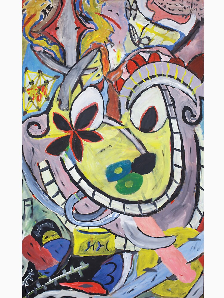 City Planner Abstract Face Art by Kindness Roots