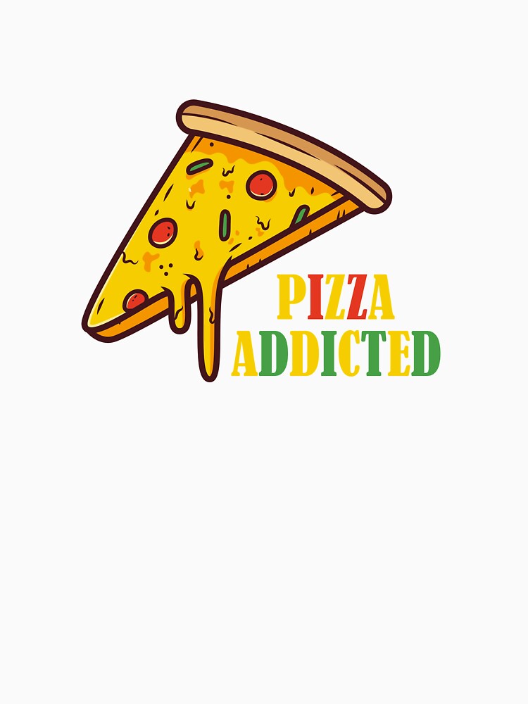 Pizza Addicted by dfranc Unisex , , , Long Sleeve Tee