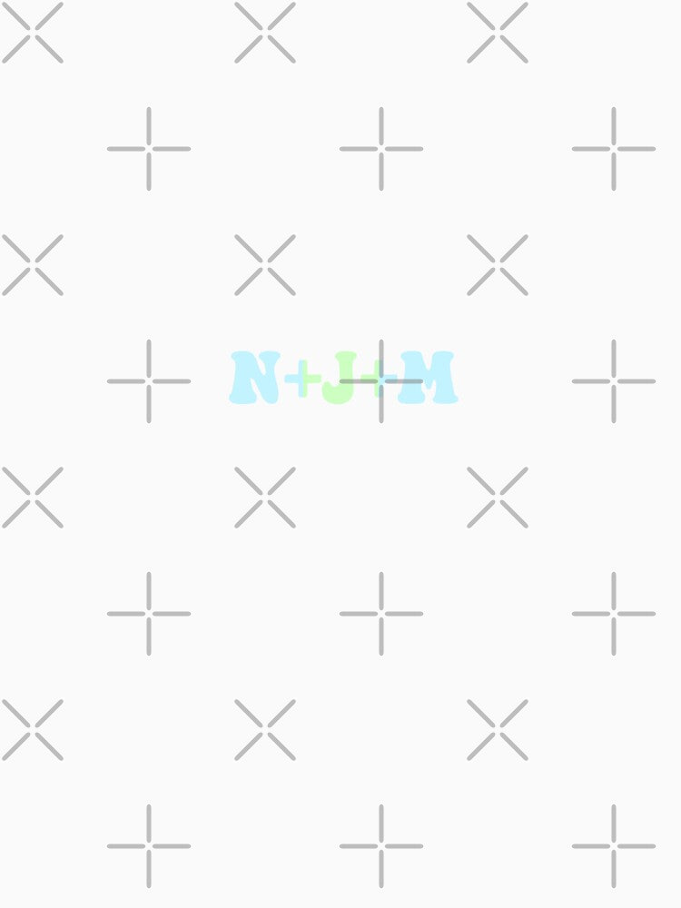 custom design (N+J+M) by createdbymia Unisex , , , Long Sleeve Tee