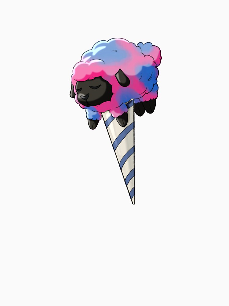 Cotton Candy Sheep by CharactersInc Unisex , , , Long Sleeve Tee