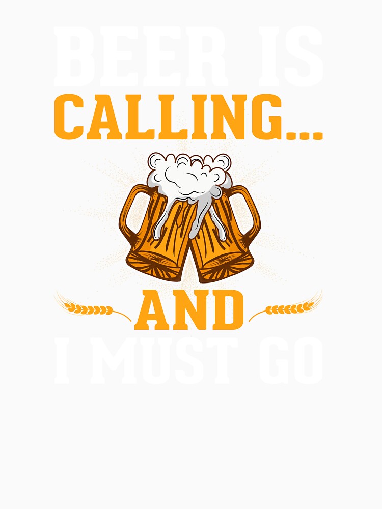 BEER IS CALLING... by brunski Unisex , , , Long Sleeve Tee