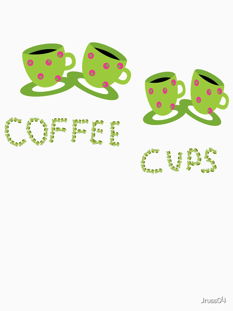 Coffee Cups by Jruss04 Unisex , , , Long Sleeve Tee