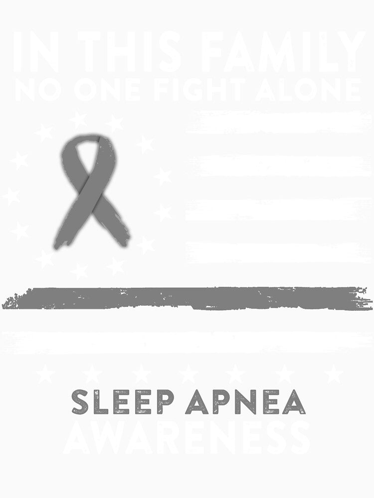 In This Family No One Fights Sleep Apnea Alone American Betsy Ross Flag by deputylove Unisex , , , Long Sleeve Tee