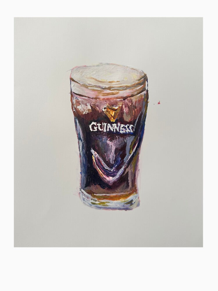 A Guinness Beer Glass by Hfbdesigns Unisex , , , Long Sleeve Tee