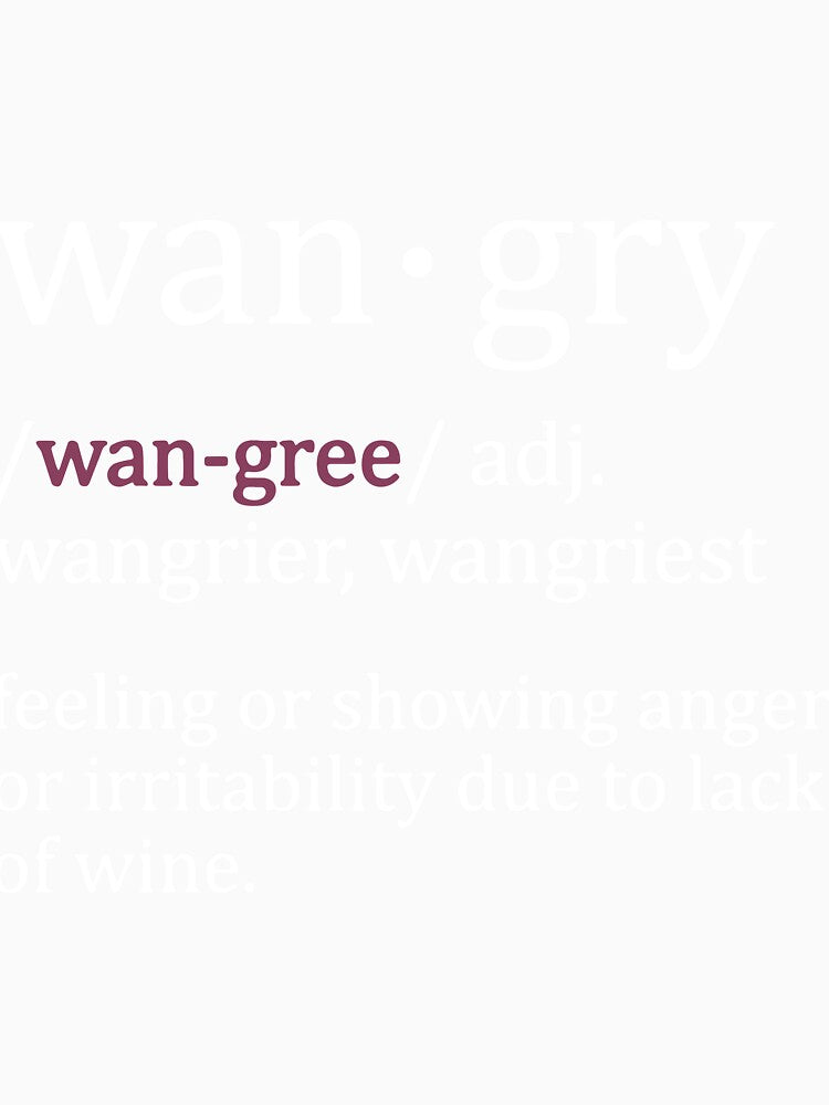 wan gry feeling or showing anger of irritability due to lack of wine by JohnCases Unisex , , , Long Sleeve Tee