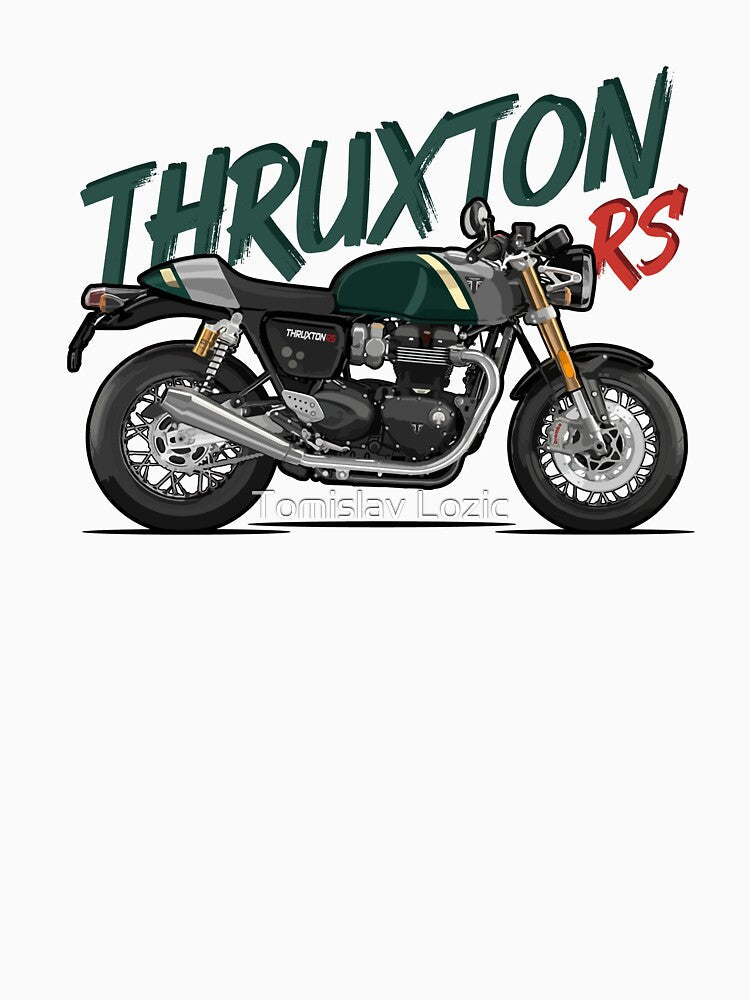 Thruxton RS - Green by Tomislav Lozić Unisex , , , Long Sleeve Tee