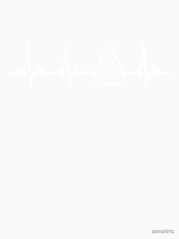 My Heart Beats for Pizza by samshirts Unisex , , , Long Sleeve Tee