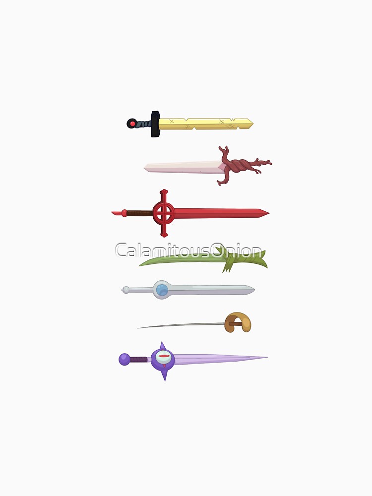 Adventure Time Swords by CalamitousOnion Unisex , , , Long Sleeve Tee