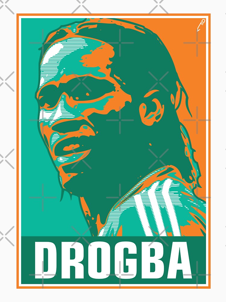 Drogba - IVORY COAST by DFA Unisex , , , Long Sleeve Tee