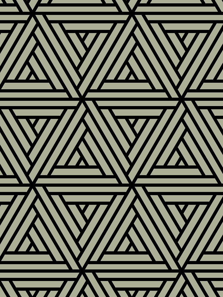 Green and Black Geometric Shape Mosaic Pattern 2 Coordinates w/ PPG 2022 Color of the Year Olive Sprig PPG1125-4 - Colour Trends - Hue - Shade by ColorOfTheYears
