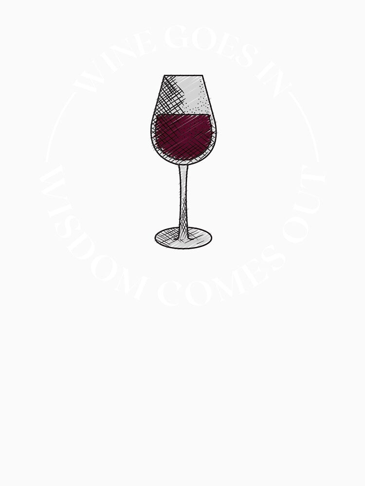 Wine Goes In by Vivoh12 Unisex , , , Long Sleeve Tee