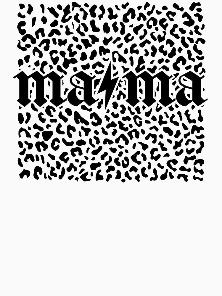 Mama Leopard Cheetah by krystalRomanart Unisex , , , Long Sleeve Tee