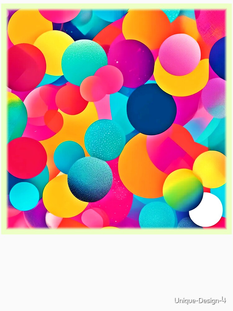 Vibrant Abstract Circles by Health And Fitness Posts e-Store