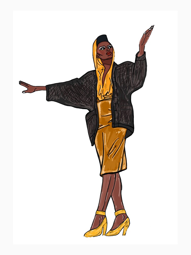 Grace Jones by KitschyBoo Unisex , , , Long Sleeve Tee