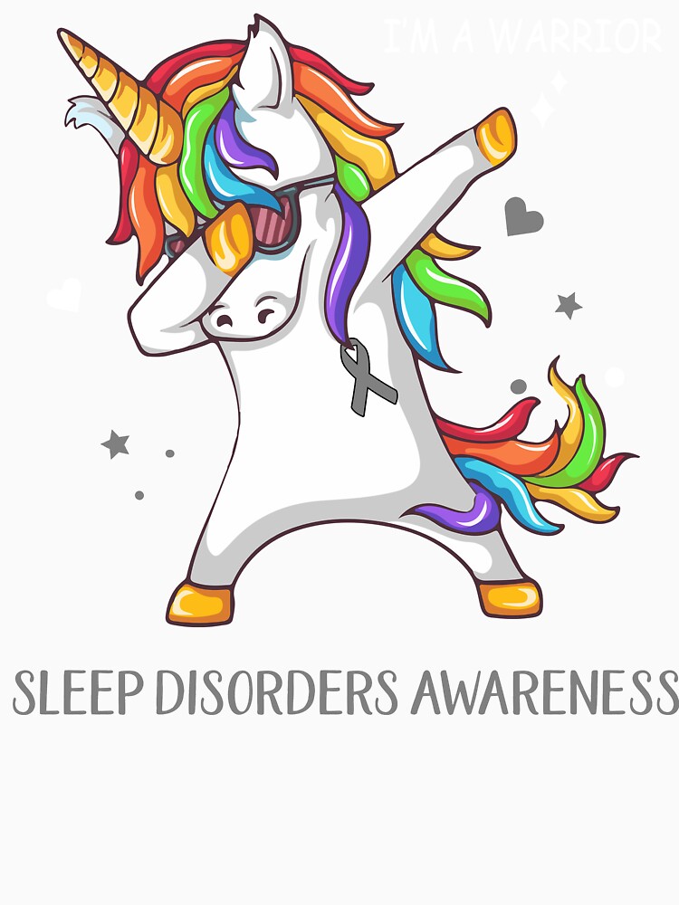 I Am A Warrior Sleep Disorders Awareness by deputylove Unisex , , , Long Sleeve Tee