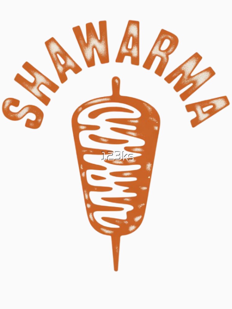 shawarma by 123ks Unisex , , , Long Sleeve Tee