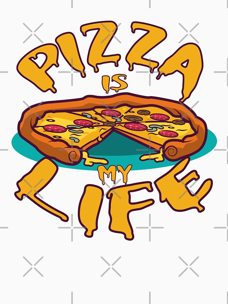 Pizza Is My Life by bdmart33 Unisex , , , Long Sleeve Tee