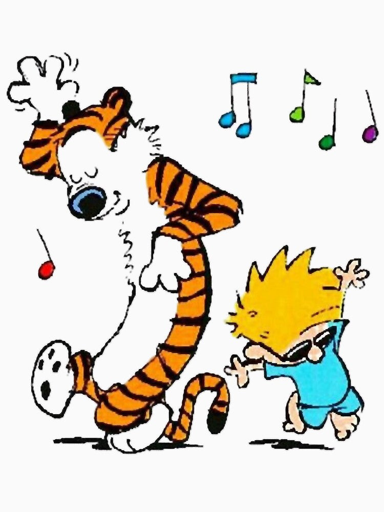 Calvin And Hobbs Dance by BethanyHelton Unisex , , , Long Sleeve Tee