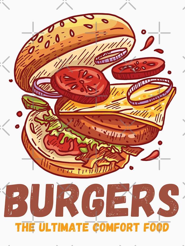 Burgers - The ultimate comfort food - Burger Battle Royale by WBP Mart Unisex , , , Long Sleeve Tee