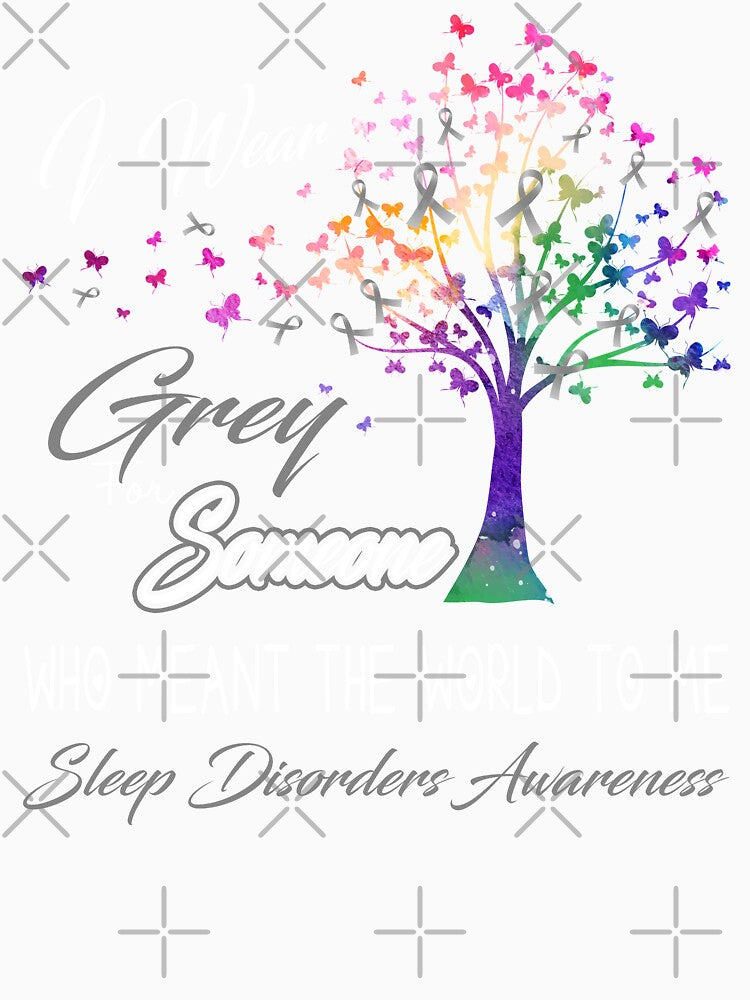 I Wear Grey For Someone Sleep Disorders Awareness by Gillosina Unisex , , , Long Sleeve Tee
