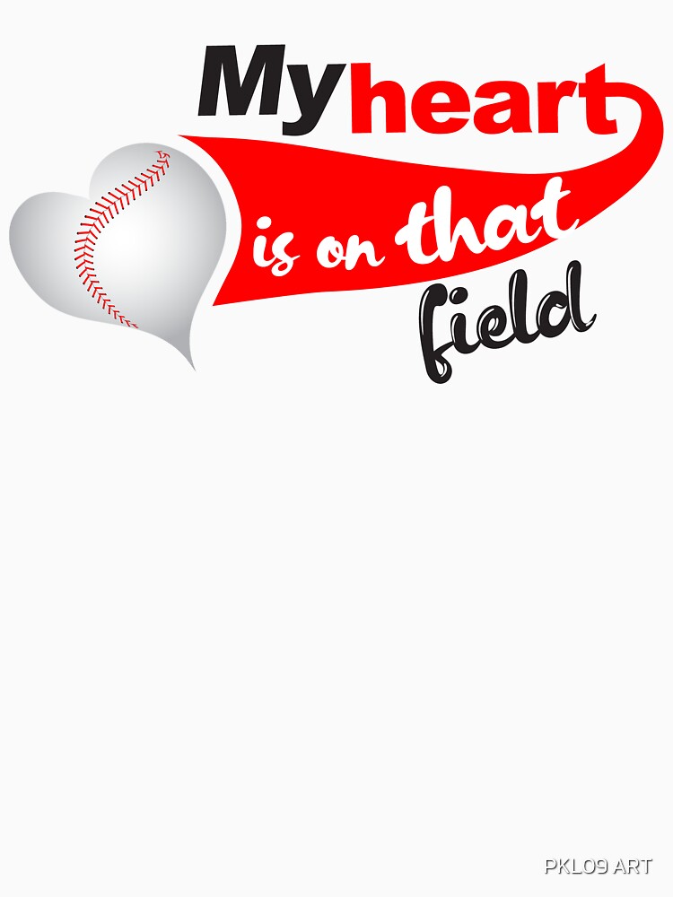 My Heart is on that Field Baseball shirt, Hand screen printed, Baseball Mom Top, Outdoor activities, Weekend shirt by lemonpoo8