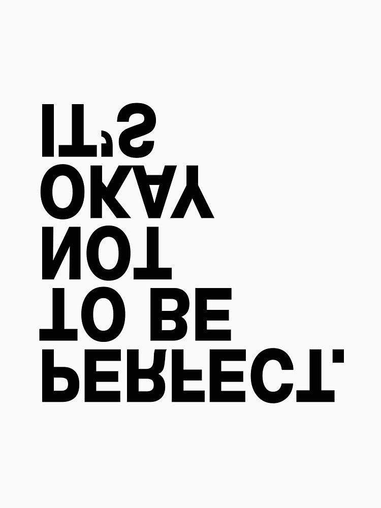 It's Okay Not To Be Perfect. by AbuBabaStickers Unisex , , , Long Sleeve Tee