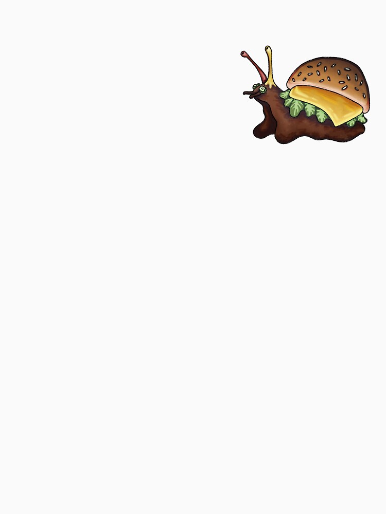 Silly Snail Cheeseburger by Plainbeans Unisex , , , Long Sleeve Tee