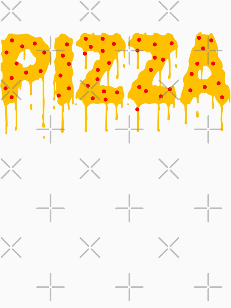 Dripping Pepperoni Pizza by toddbrooney Unisex , , , Long Sleeve Tee