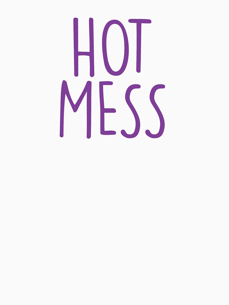 Hot Mess by HeyBeardMon Unisex , , , Long Sleeve Tee