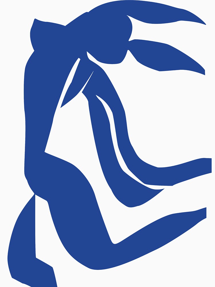 Henri matisse blue woman abstract woman nude by shreya ranjan