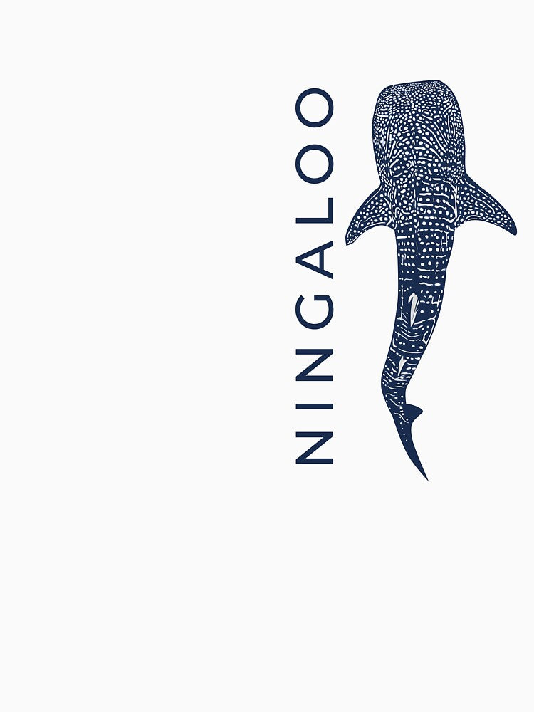 Ningaloo Whale Shark - Side by SeaLarkArt Unisex , , , Long Sleeve Tee