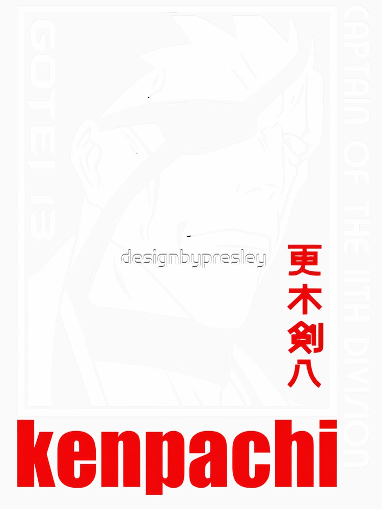 Captain of the 11th Division Kenpachi by designbypresley Unisex , , , Long Sleeve Tee
