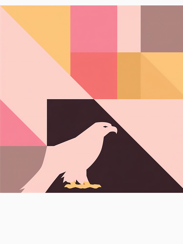 Wedge Tailed Eagle Bauhaus Style Art by OzzFrequency