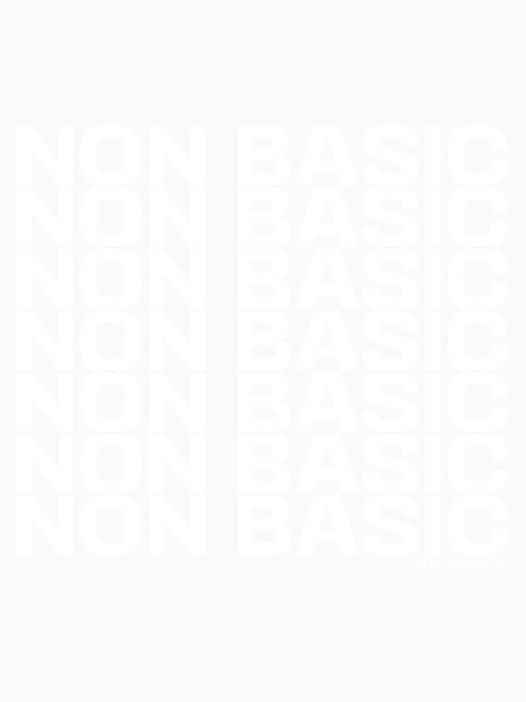 Non Basic by CaroleStewart Unisex , , , Long Sleeve Tee